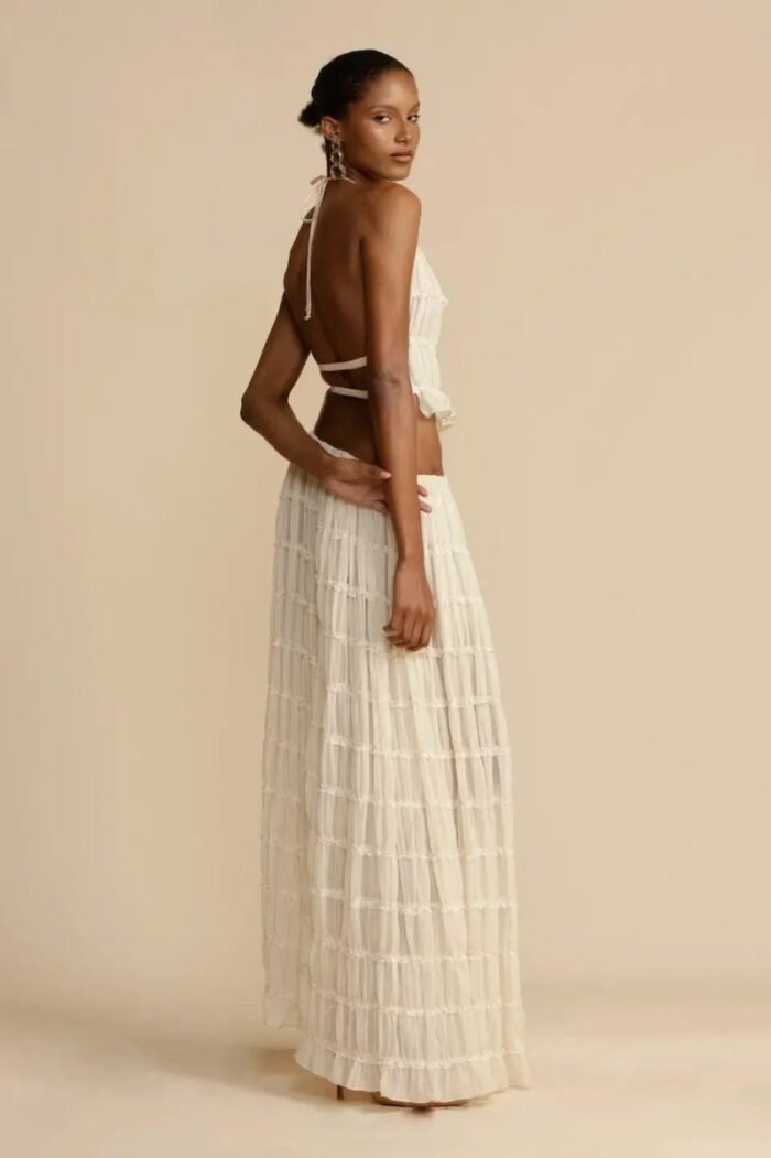 Rosalie Backless Pleated Set - Image 2