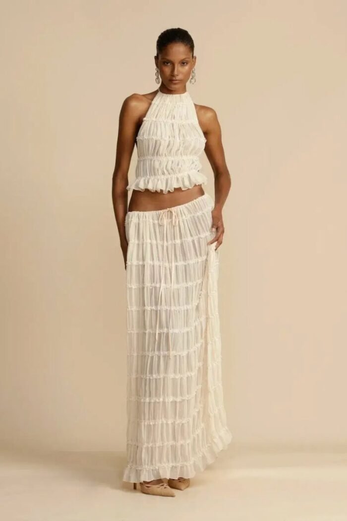 Rosalie Backless Pleated Set - Image 4