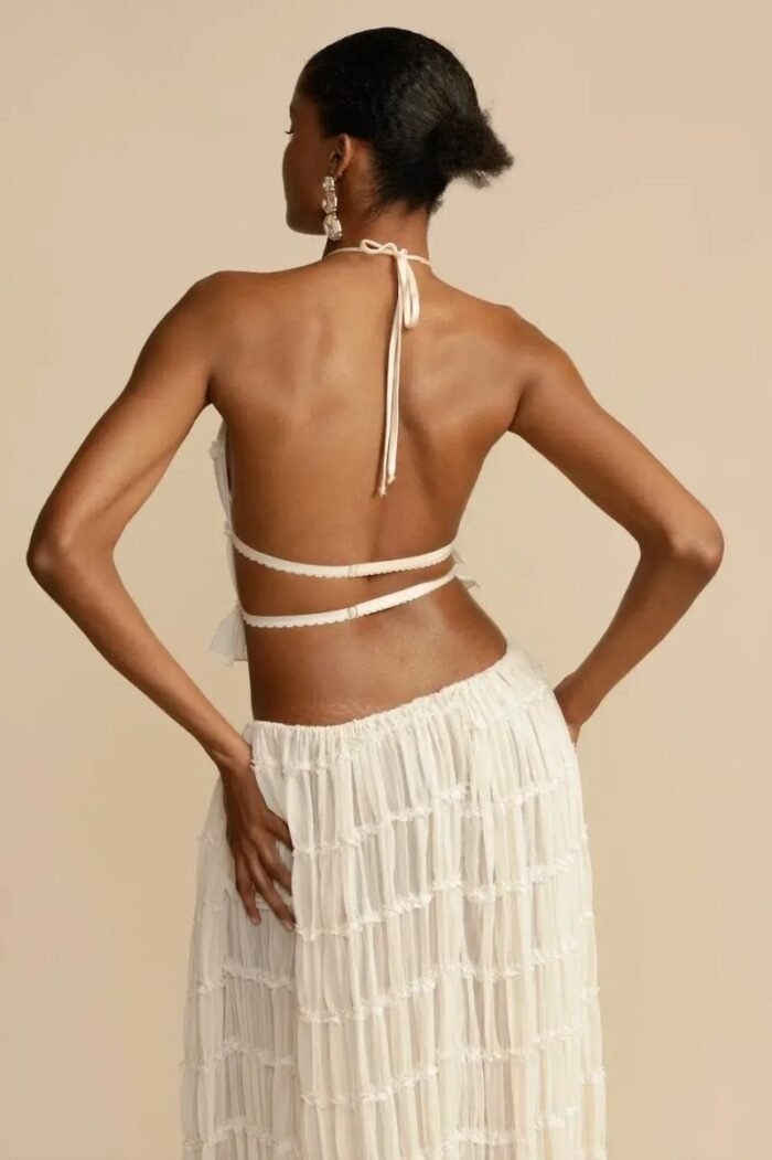 Rosalie Backless Pleated Set - Image 8